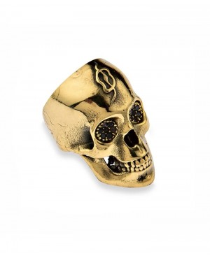 ANILLO PLATA DE PALO SKULL